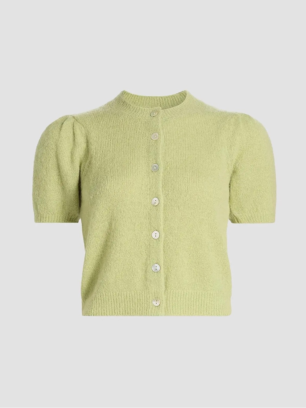 NWT Doen Anisa Cardigan Sweater Light Green